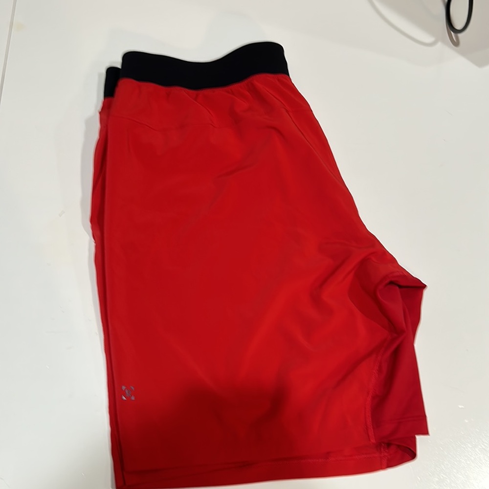 Lululemon Core Shorts Red Xxl - image 3